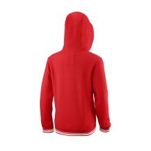 Wilson Hoodie Team Full Zip rot Kinder