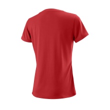 Wilson Tennis-Shirt Team Logo rot Damen