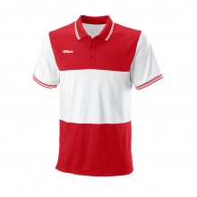 Wilson Tennis-Polo Team II rot/weiss Herren