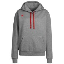 Wilson Kapuzenpullover Fundamentals Cotton Hoodie mit Kapuze (Baumwolle) grau Herren