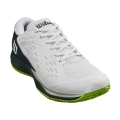 Wilson Tennisschuhe Rush Pro Ace Allcourt (2E/weit) 2024 weiss/dunkelgrün Herren