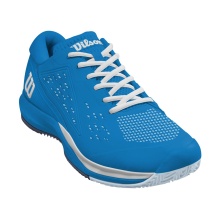 Wilson Tennisschuhe Rush Pro Ace Clay/Sandplatz (2E/weit) 2024 frenchblau Herren