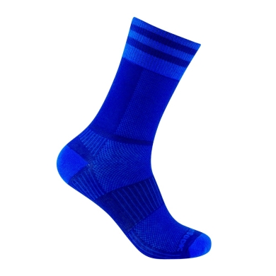 Wrightsock Sportsocken Crew Coolmesh II (dünn, atmungsaktiv, bequem) royalblau - 1 Paar