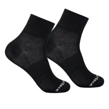 Wrightsock Sportsocken Quarter Coolmesh II (dünn, atmungsaktiv, bequem) schwarz - 1 Paar