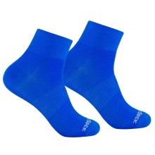 Wrightsock Sportsocken Quarter Coolmesh II (dünn, atmungsaktiv, bequem) blau - 1 Paar