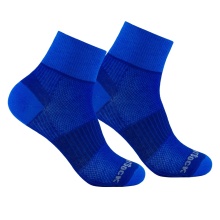 Wrightsock Sportsocken Quarter Coolmesh II (dünn, atmungsaktiv, bequem) royalblau - 1 Paar