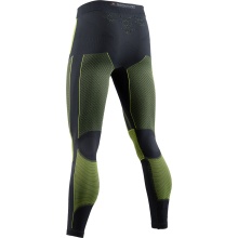 X-Bionic Funktionshose Pant Energy Accumulator 4.0 lang Unterwäsche charcoal/gelb Herren