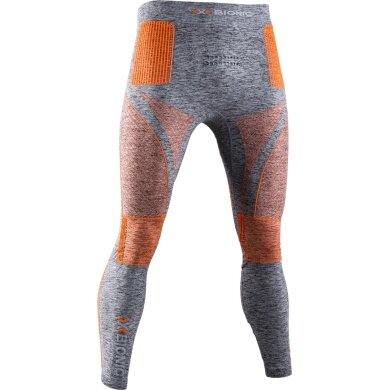 X-Bionic Funktionshose Energy Accumulator 4.0 Melange Pant Lang (Wintersport) grau/orange Herren