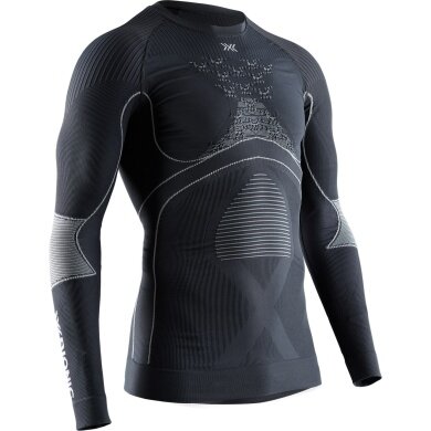 X-Bionic Funktions-Langarmshirt Rundhals Energy Accumulator 4.0 Unterwäsche charcoal/grau Herren