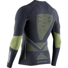 X-Bionic Funktions-Langarmshirt Rundhals Energy Accumulator 4.0 Unterwäsche charcoal/gelb Herren