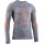 X-Bionic Energy Accumulator 4.0 Langarmshirt Rundhals Melange grau/orange Herren