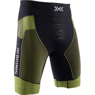 X-Bionic Laufhose Short Running Effektor 4.0 kurz schwarz/lime Herren