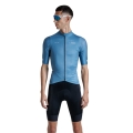 X-Bionic Fahrrad-Shirt Corefusion Ride Jersey (Front-Reißverschluss, 3 Rückentaschen, atmungsaktiv) blau Herren