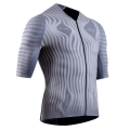 X-Bionic Fahrrad-Shirt Corefusion Ultimate Jersey (Front-Reißverschluss, dreier Rückentasche) windmap grau Herren