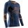 X-Bionic Funktions-Langarmshirt Energy Accumulator Light (ideale Thermoregulation) Unterwäsche marineblau/orange Herren