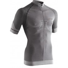 X-Bionic Fahrrad-Shirt Fennec 4.0 Full Zip grau Herren