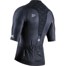 X-Bionic Fahrrad-Shirt Corefusion Aero Jersey (Front-Reißverschluss, leicht, atmungsaktiv) schwarz Herren