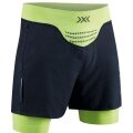 X-Bionic Laufhose Short Running Effektor 4D Streamlite (eingehängte Innenhose) kurz schwarz/lime Herren