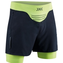 X-Bionic Laufhose Short Running Effektor 4D Streamlite (eingehängte Innenhose) kurz schwarz/lime Herren