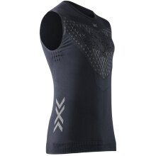 X-Bionic Tank-Singlet Twyce Run ärmellos Unterwäsche schwarz/charcoal Herren