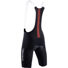 X-Bionic Fahrradhose Bike The Trick 4.0 BIB Short Padded schwarz/orange Herren