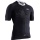 X-Bionic Fahrrad-Shirt The Trick 4.0 Full-Zip Kurzarm schwarz Herren