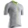 X-Bionic Fahrrad-Shirt The Trick 4.0 Full-Zip Kurzarm grau/lime Herren