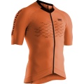 X-Bionic Fahrrad-Shirt The Trick 4.0 Full-Zip Kurzarm orange Herren