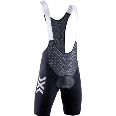 X-Bionic Fahrradhose Bike Twyce 4.0 BIB Short Padded schwarz/weiss Herren