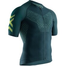 X-Bionic Fahrrad-Shirt Twyce 4.0 Kurzarm-Full-Zip dunkelgrün Herren