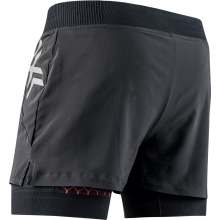 X-Bionic Laufhose Twyce Race 2in1 Short (eingehängte Innenhose) kurz schwarz/rot Herren