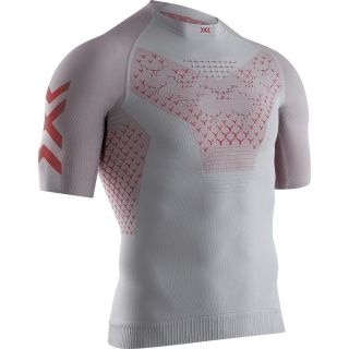 X-Bionic Laufshirt Twyce 4.0 Running Kurzarm enganliegend grau Herren