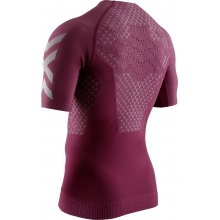 X-Bionic Laufshirt Twyce 4.0 Running Kurzarm enganliegend weinrot Herren