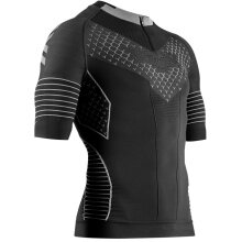 X-Bionic Laufshirt Twyce Race Shirt (enganliegend) Kurzarm schwarz/charcoal Herren