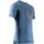 X-Bionic Laufshirt Twyce Run (enganliegend) Kurzarm mineralblau/orange Herren