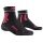 X-Socks Laufsocke Sky Run Pro 4.0 (Trailläufe) anthrazitgrau/rot Herren - 1 Paar