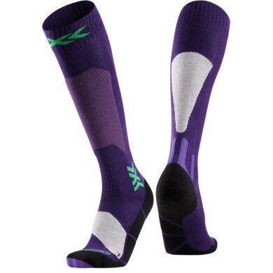 X-Socks Skisocke Ski Discover OTC violett/grau Herren - 1 Paar