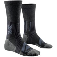 X-Socks Radsocke Bike Expert Merino Crew schwarz/charcoal Herren - 1 Paar