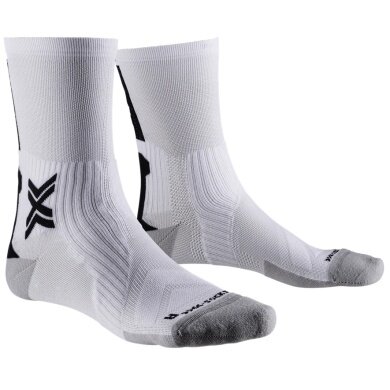 X-Socks Radsocke Bike Perform Crew weiss/schwarz Herren - 1 Paar