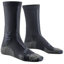 X-Socks Laufsocke Trailrun Discover Crew (für Traillaufe) schwarz/charcoal Herren - 1 Paar