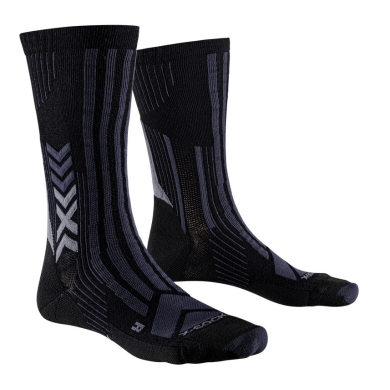 X-Socks Trekkingsocke Perform Merino Crew schwarz/charcoal Herren - 1 Paar