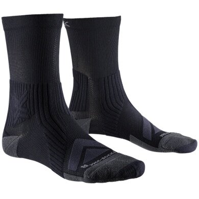 X-Socks Radsocke Bike Expert Crew schwarz/charcoal Herren - 1 Paar