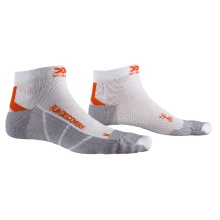 X-Socks Laufsocke Run Discovery 4.0 weiss/grau/orange Herren - 1 Paar