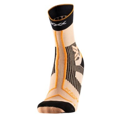 X-Socks Laufsocke Trailrun Terraskin Expert Crew hellorange/schwarz Herren - 1 Paar