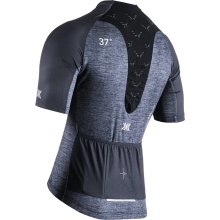 X-Bionic Fahrrad-Shirt Corefusion Endurance Merino Jersey (Front-Reißverschluss, dreier Rückentasche) schwarz Herren