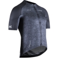 X-Bionic Fahrrad-Shirt Corefusion Endurance Merino Jersey (Front-Reißverschluss, dreier Rückentasche) schwarz Herren