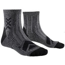 X-Socks Trekkingsocke Hike Perform Merino Ankle charcoalgrau Herren - 1 Paar