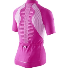 X-Bionic Bike The Trick Short Sleeve Full Zip pink Damen