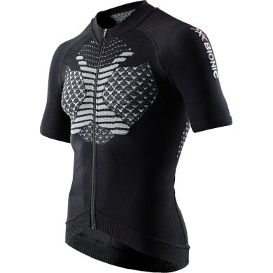 X-Bionic Bike TWYCE Short Sleeve Full Zip schwarz Herren