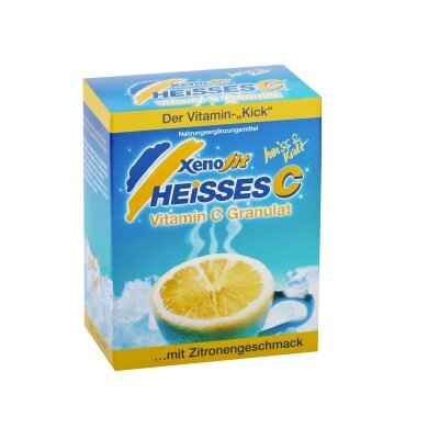 Xenofit Heisses C (Nahrungsergänzungsmittel Vitamin C) - 10x9g Box